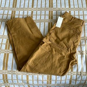 Jesse Kamm handy patchfront pants - size 6 wheat NWT